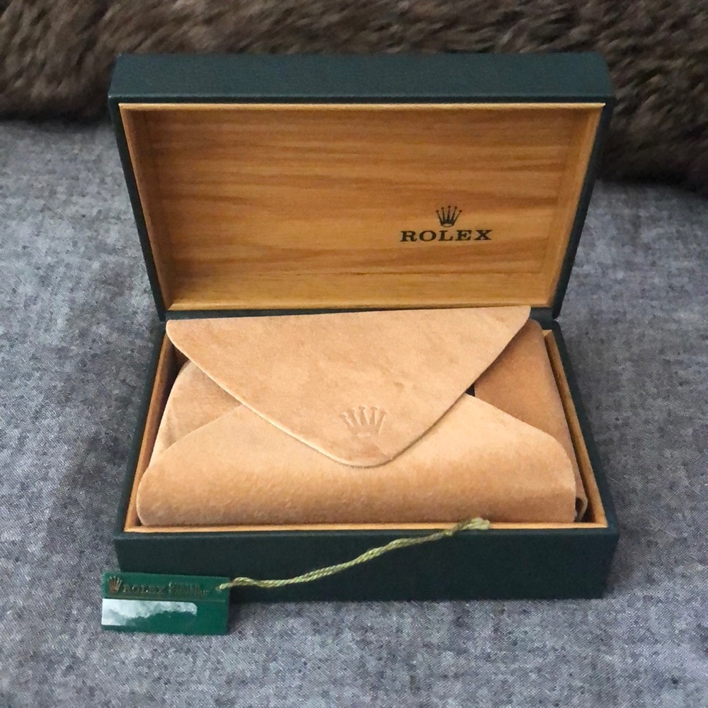Authentic Rolex box & tag